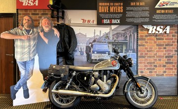 Hairy Bikers motorcycle for auction